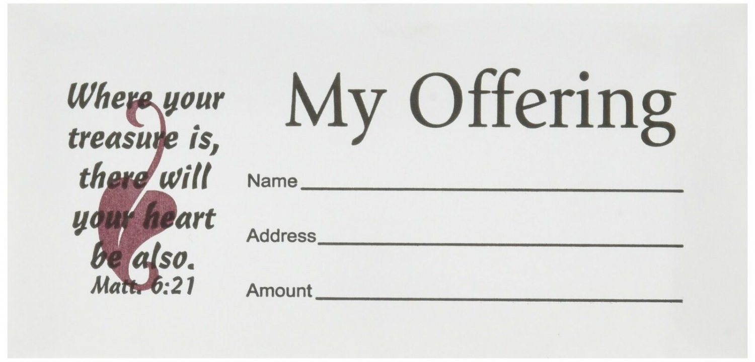 Offering Envelope-My Offering (Package of 100) Package of 100