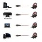 Mengshen USB Gaming Headset - with 7.1 Surround Stereo Sound, Microphone, Vib...