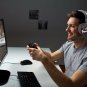 Mengshen USB Gaming Headset - with 7.1 Surround Stereo Sound, Microphone, Vib...