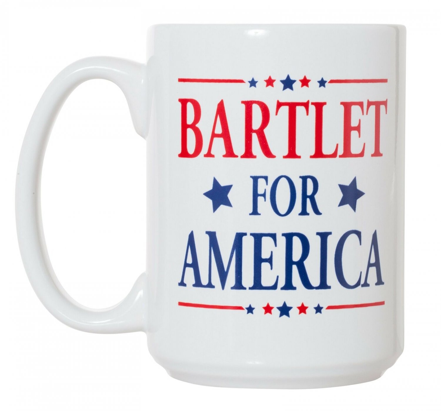 Bartlet for America West Wing Inspired Campaign Mug - 15oz Deluxe Double-Side...