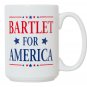 Bartlet for America West Wing Inspired Campaign Mug - 15oz Deluxe Double-Side...