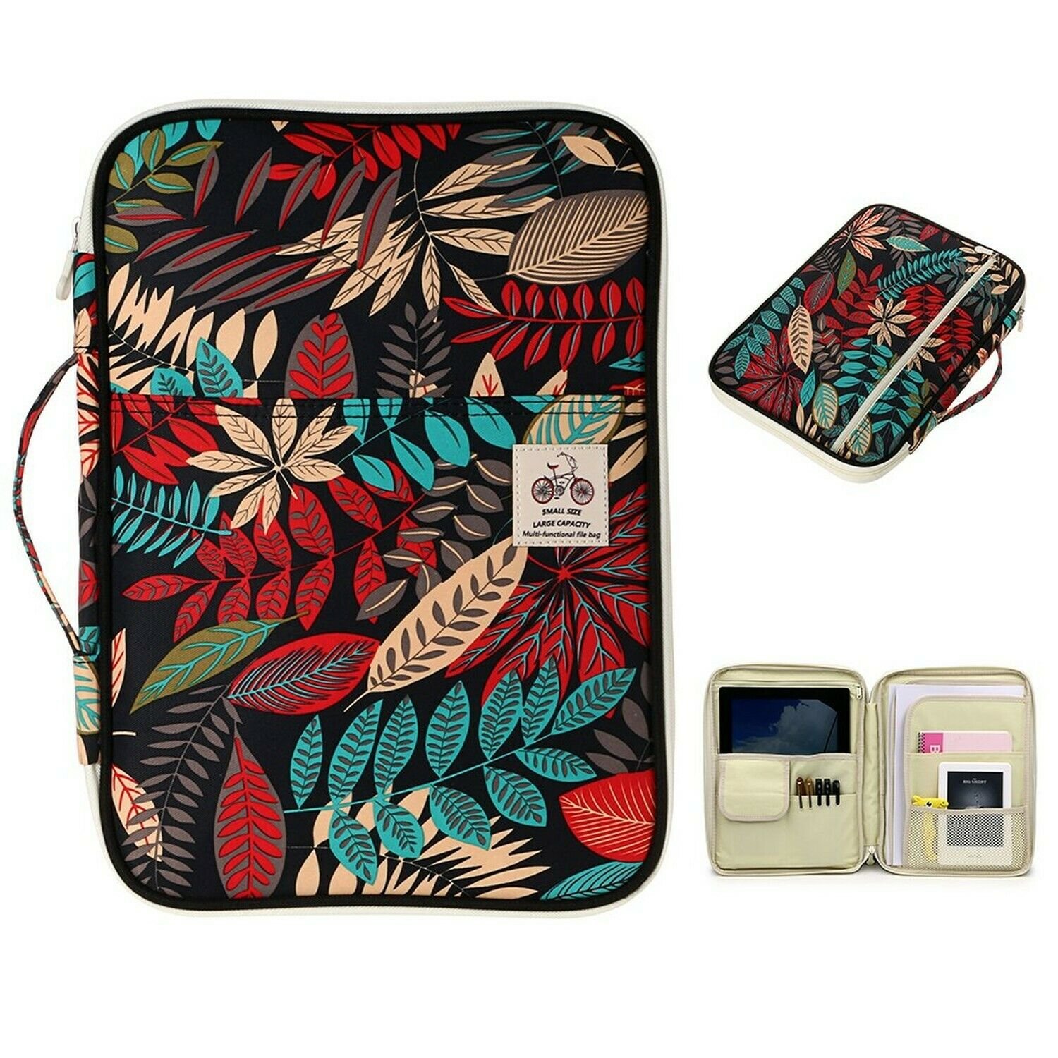 BTSKY New Multi-Functional A4 Document Bags Portfolio Organizer-Waterproof Tr...