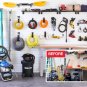 Wrap It Super-Stretch Storage Straps (12" 8 Pack) - Elastic Hook & Loop Cinch...
