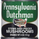 Pennsylvania Dutchman Canned Mushrooms - 12/4 oz. cans