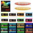 HXDZFX Glow in The Dark Pigment Powder Epoxy Resin Pigment (Set of 8 Packs 0....