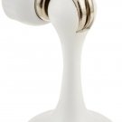 SOSS Zinc Magnetic Door Stop with Hidden Screw Mounts, White Exterior Finish