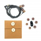 Genuine Wooden Earbuds In-Ear Earphone 3.5mm Jack Headphones Noise-isolating ...