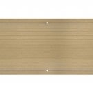 Hardware Essentials 851651 Hillman 852749-Aluminum Kick Plate Brass Finish8 x...