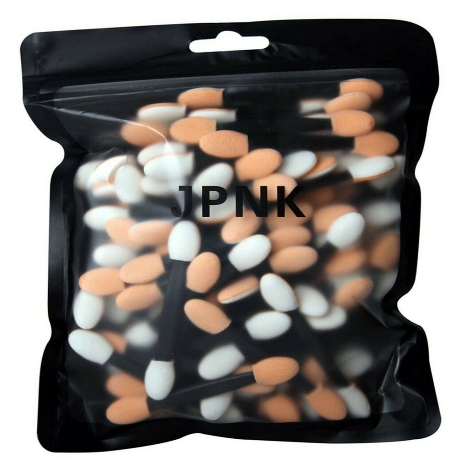 JPNK 80PCS Disposable Dual Sides Eye Shadow Sponge Applicator Makeup Brush