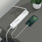 ON Smart USB Surge Protector Power Strip-4 Multi Outlets with 4 USB Charging ...