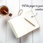 Troex Leather Journal - Eco-friendly Light Brown Bound Writing Notebook with ...