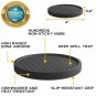 Large Drink Coasters - Absorbs Moisture and Prevents Table Damage, Modern Bla...
