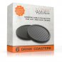 Large Drink Coasters - Absorbs Moisture and Prevents Table Damage, Modern Bla...