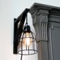 Rustic State Black Fabric Cord Set 15 Feet Hanging Pendant Light Fixtures Use...
