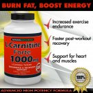 L-Carnitine - 1000mg in Each Double Potency Tablet - Double Value L-Carnitine...