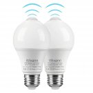 Wixann Motion Sensor Light Bulbs,12W(100W Equivalent), Motion Activated Secur...