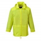 Portwest US440YERS Regular Fit Classic Rain Jacket, Small, Yellow