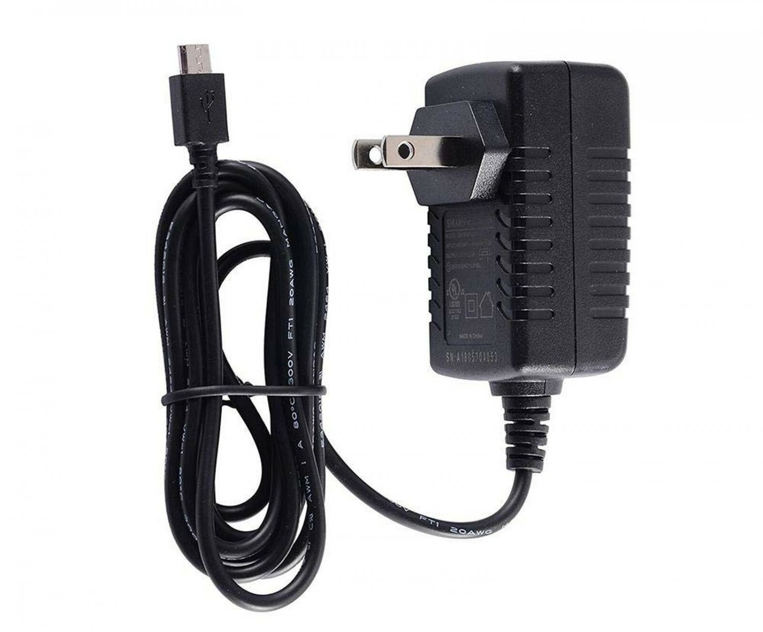 Micro USB Charger Compatible for BoomTouch Speaker, Sandisk Clip Jam, NVIDIA ...