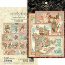 Graphic 45 4501721 Imagine Ephemera Cards Craft Paper, Multi