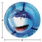 Shark Splash Happy Birthday Theme Plates and Napkins Serves 16 With Birthday ...