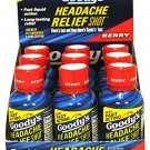 Goody's Headache Relief Shots | Berry Flavor | 9 Shots | 2 oz per Shot | Fast...