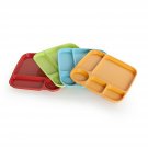 Nordic Ware 60155 Lightweight Party Tray, High-Heat Plastic, Assorted, 4 Piec...