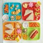 Nordic Ware 60155 Lightweight Party Tray, High-Heat Plastic, Assorted, 4 Piec...