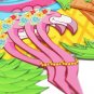 45 PCS Flamingo/Pineapple/Palm Cupcake Toppers Wrappers - Luau Tropical Hawai...