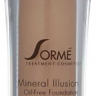 Sorme Cosmetics Mineral Illusion Foundation, Honey, 0.8 Ounce