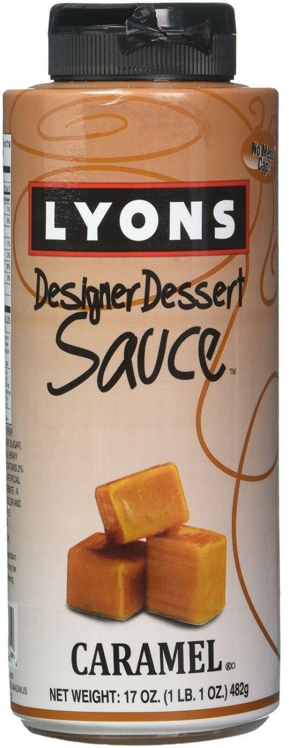 17oz Caramel Lyons Designer Dessert Syrup Sauce