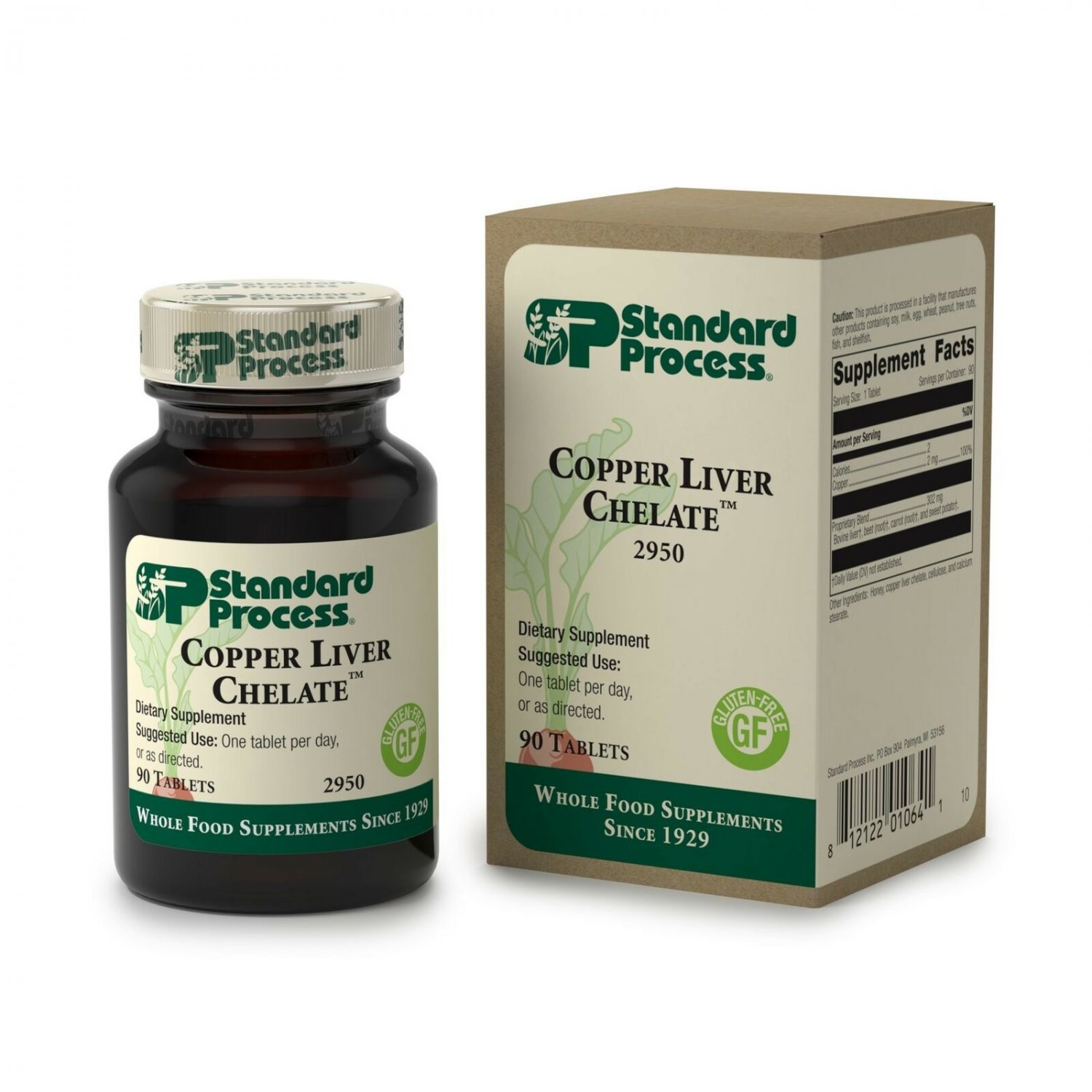 Standard Process - Copper Liver Chelate - Copper Supplement, Used for Short-T...