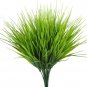 HOGADO Artificial Outdoor Plants, 4pcs Fake Plastic Greenery Shrubs Wheat Gra...