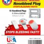 Be Smart Get Prepared - Quick Seal Nosebleed Plugs - 10 Plugs