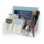 MEKBOK Premium Quality Clear Plastic Craft and Desktop Organizer