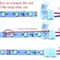 WenTop Waterproof Led Strip Lights SMD 3528 16.4 Ft (5M) 300leds 60leds/m Whi...