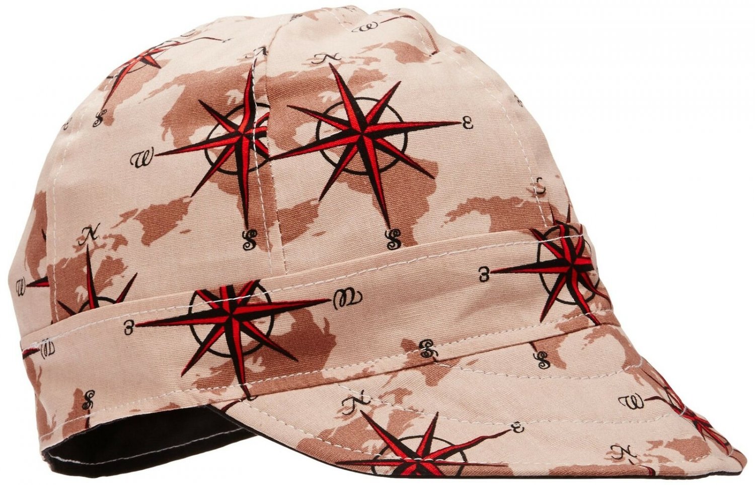 Lapco FR Lap 6C-6 7/8 6-Panel Welder's Caps, 100% Cotton, 6 7/8", Assorted Co...