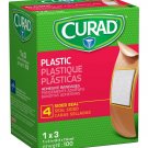 Curad Plastic Adhesive Bandages, Bandage Size is 1" x 3", 100 Count