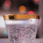 100 Gold Plastic Cups 9 Oz - Elegant Fancy Wedding Gold Plastic Cups || Fancy...