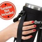 Tumbler Carrier Holder Pouch+Tight Hand Strap For All 30oz. Stainless Steel T...