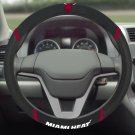 FANMATS NBA Miami Heat Polyester Steering Wheel Cover