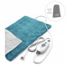 Pure Enrichment PureRelief XL King Size Heating Pad (Turquoise Blue) - Fast-H...