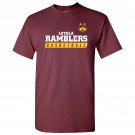 NCAA Basketball Slant, Team Color T Shirt, College, University Medium