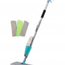 Finnkare Spray Floor Mop Kit with 3 Reusable Microfiber Pads 360 Degree Profe...