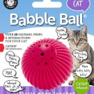 Pet Qwerks Cat Babble Ball with Catnip Infused, Interactive Cat Toy