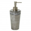 Zenna Home, India Ink Altair Lotion or Soap Dispenser, Pewter Lotion Dispenser