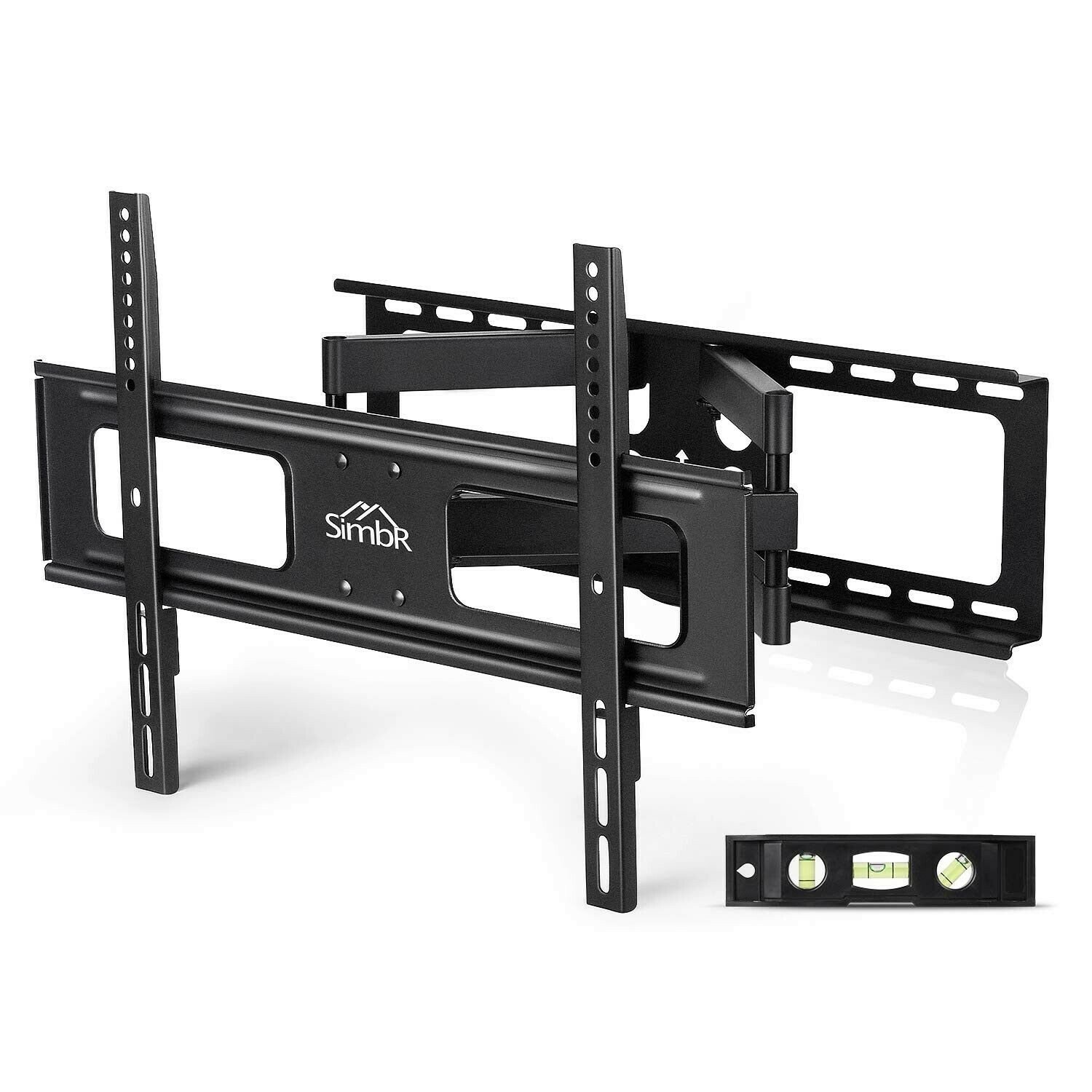 SIMBR TV Wall Mount Bracket with Full Motion Double Articulating Arm for most...