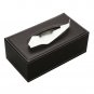 KINGFOM Rectangular Leather Facial Tissue Box Napkin Holder for Home Office, ...