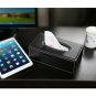 KINGFOM Rectangular Leather Facial Tissue Box Napkin Holder for Home Office, ...