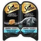 Sheba Perfect Portions Pate Wet Cat Food Trays - Seafood Whitefish & Tuna