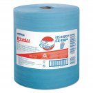 WypAll 41043 X80 Cloths with HYDROKNIT, Jumbo Roll, 12 1/2 x 13 2/5, Blue, 47...